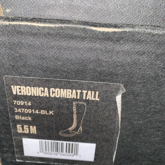 NEW WOMEN Frye Veronica Combat Tall Sz 5.5M - Picture 9 of 9